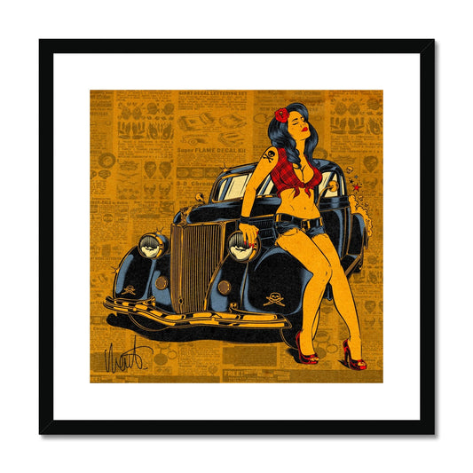 GLAMOUR ON WHEELS Framed & Mounted Print