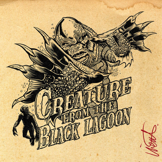 INKING CREATURE FROM THE BLACK LAGOON