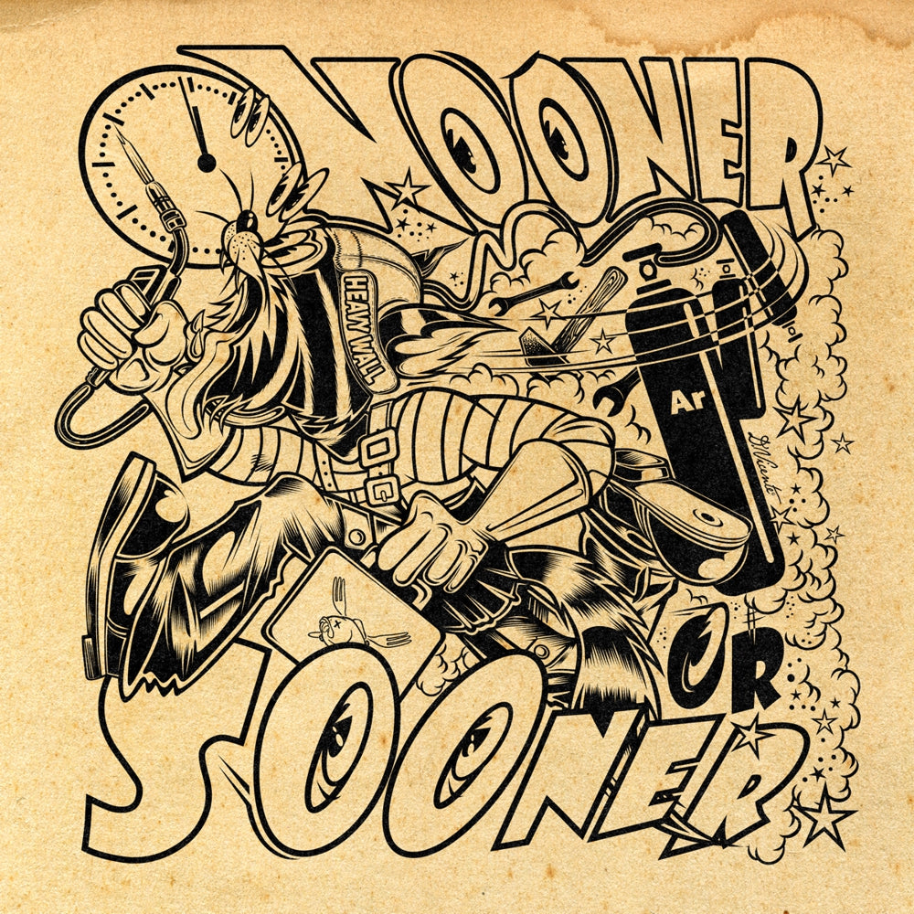 Inking "NOONER OR SOONER" - USA