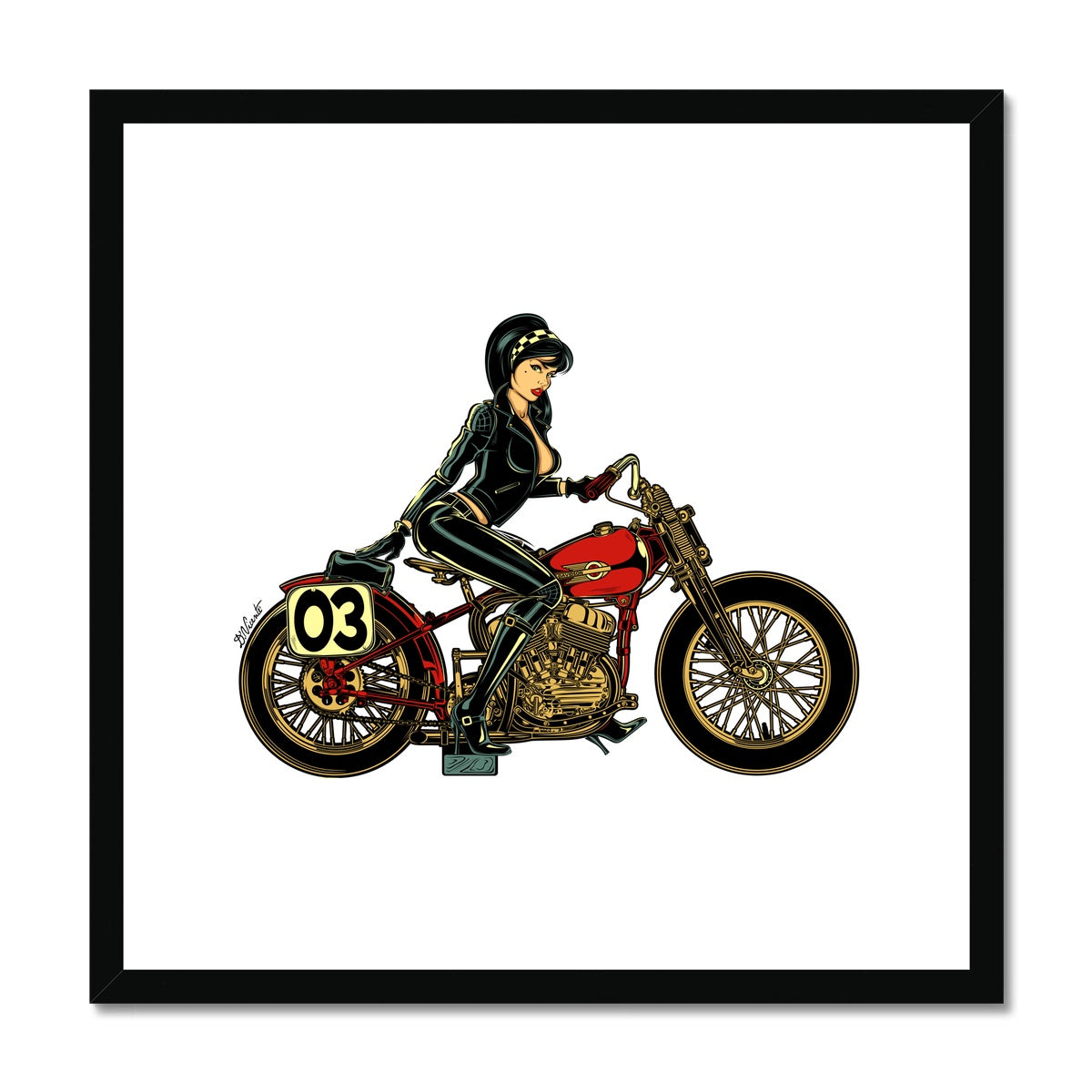 VELOCITY VIXEN Framed & Mounted Print