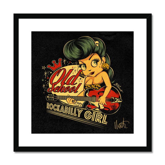 BETTY COOL ROCK Framed & Mounted Print